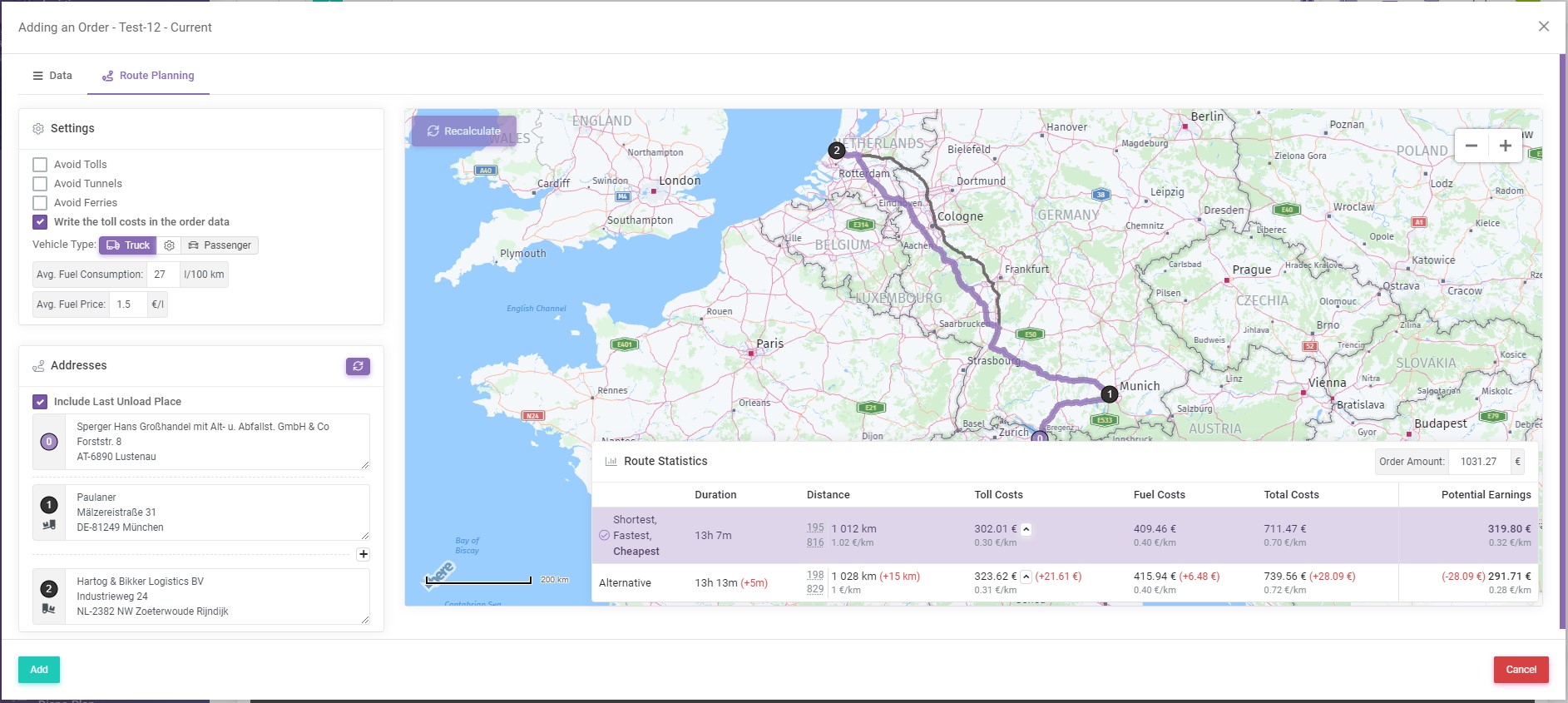 Route Planning